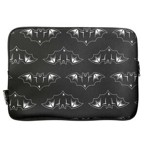 Sourpuss Black w  Bats  Laptop Case Sleeve   New
